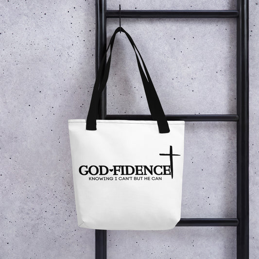 "GODFIDENCE" Tote Bag