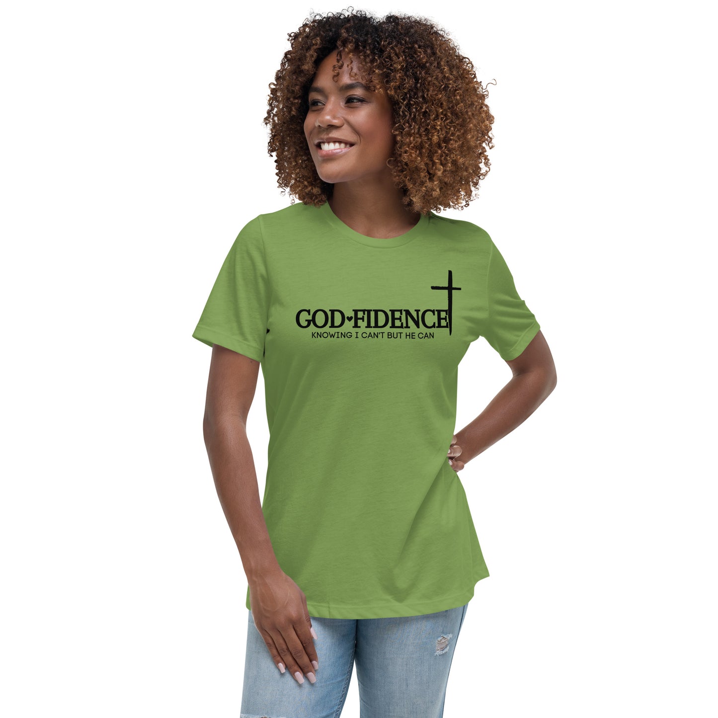 "GODFIDENCE" Women's Relaxed T-Shirt