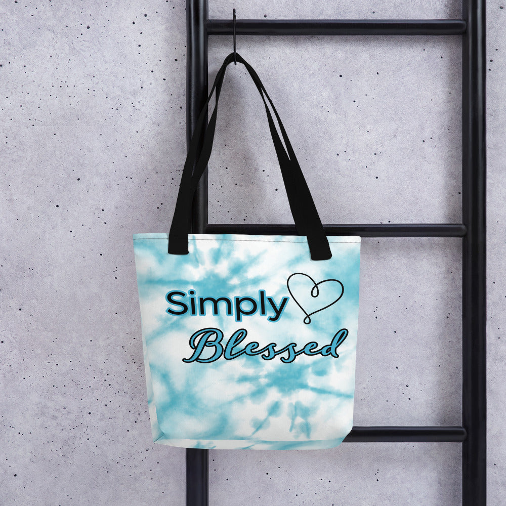 "Simply Blessed" Tote Bag