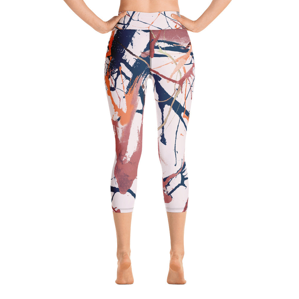 "Splash" Yoga Capri Leggings