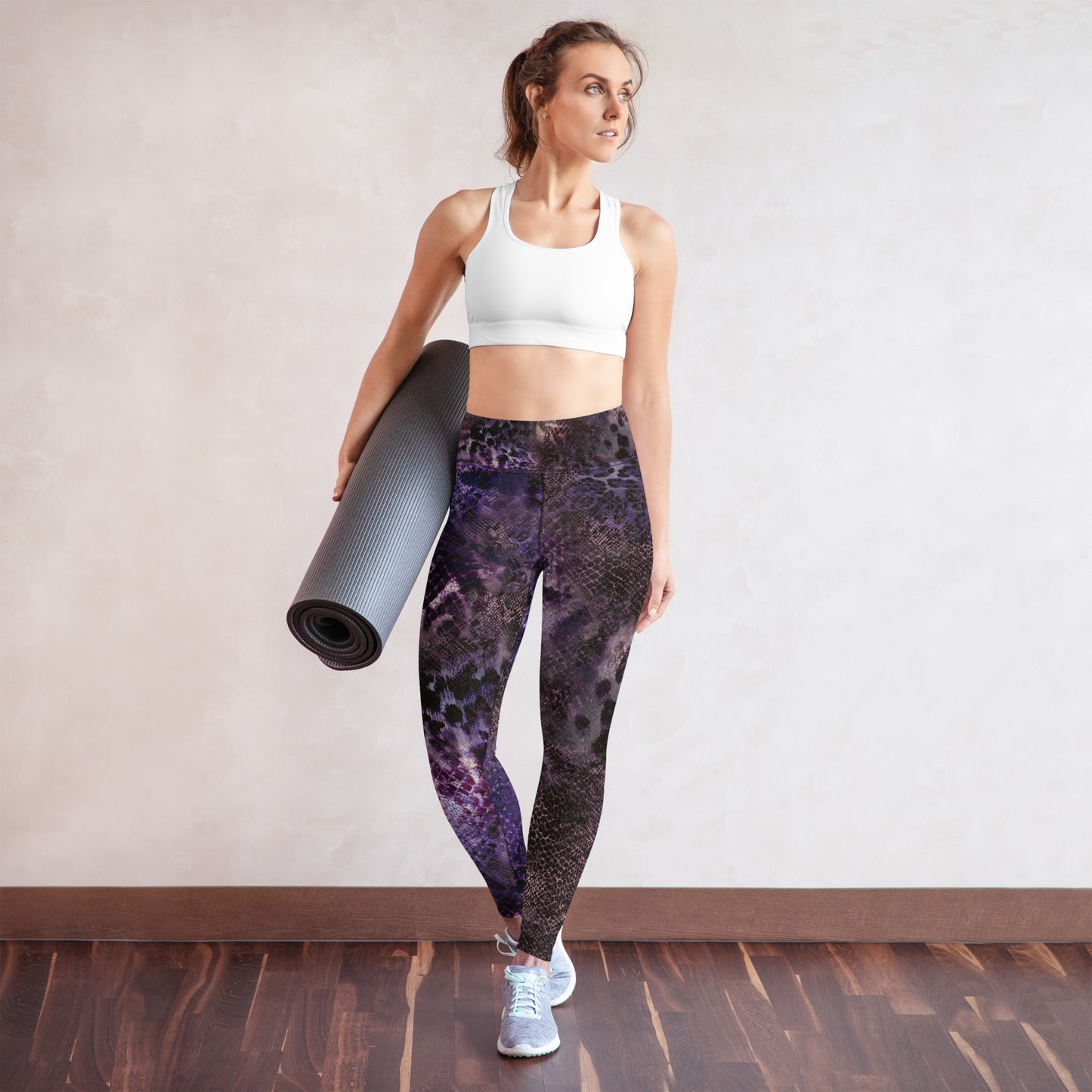 "BOLD.BEAUTIFUL.BLESSED" Yoga Leggings