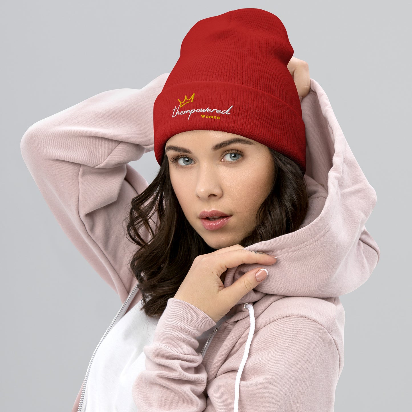 "thempoweredwomen" Cuffed Beanie