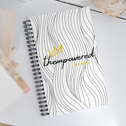 "thempoweredwomen" Spiral notebook