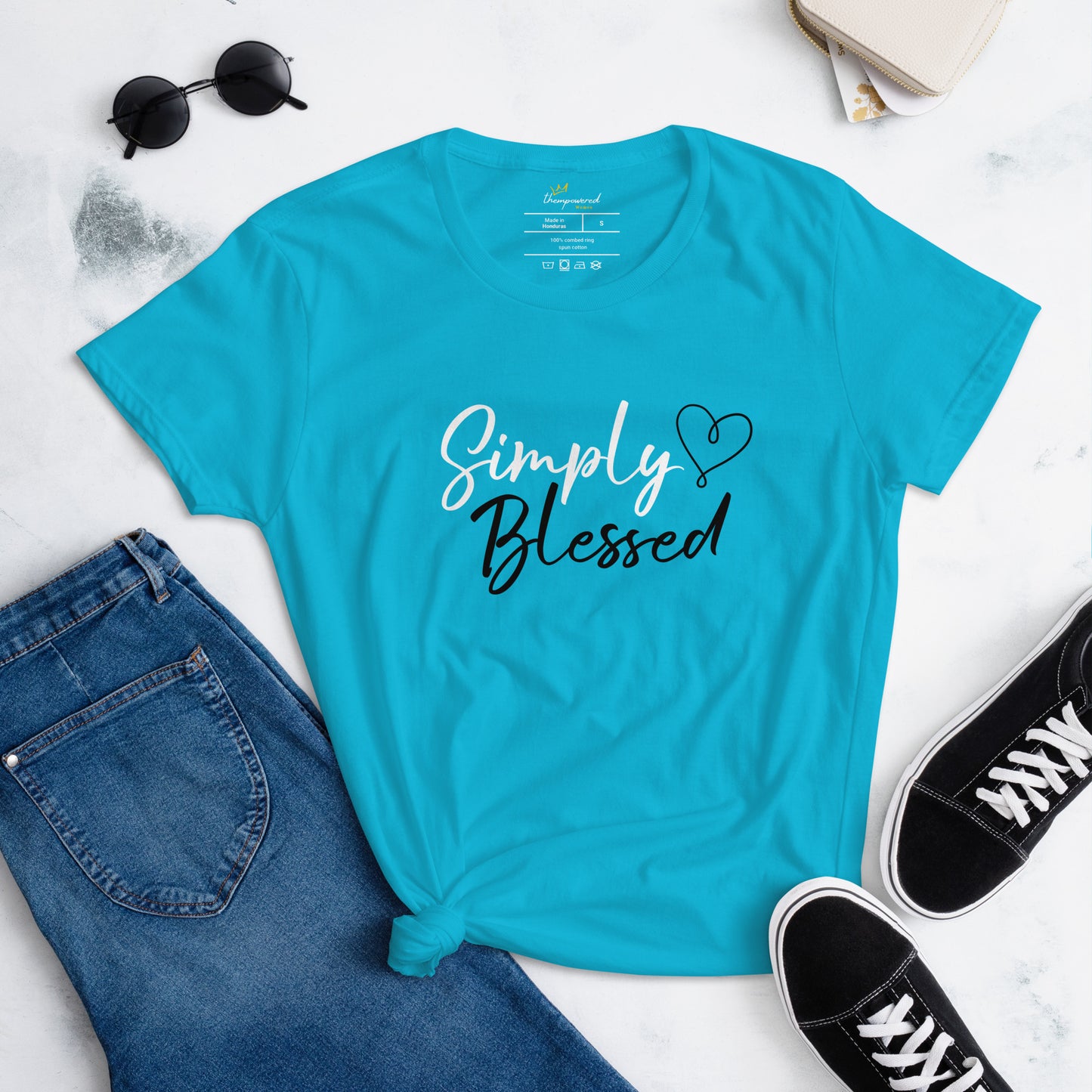 "Simply Blessed" Women's Short Sleeve T-shirt