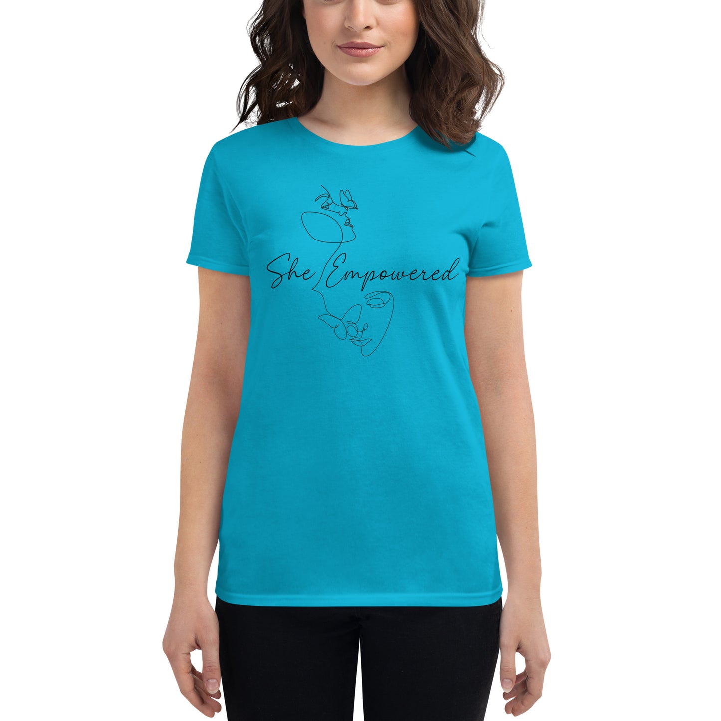 " She Empowered" Women's Short Sleeve T-shirt