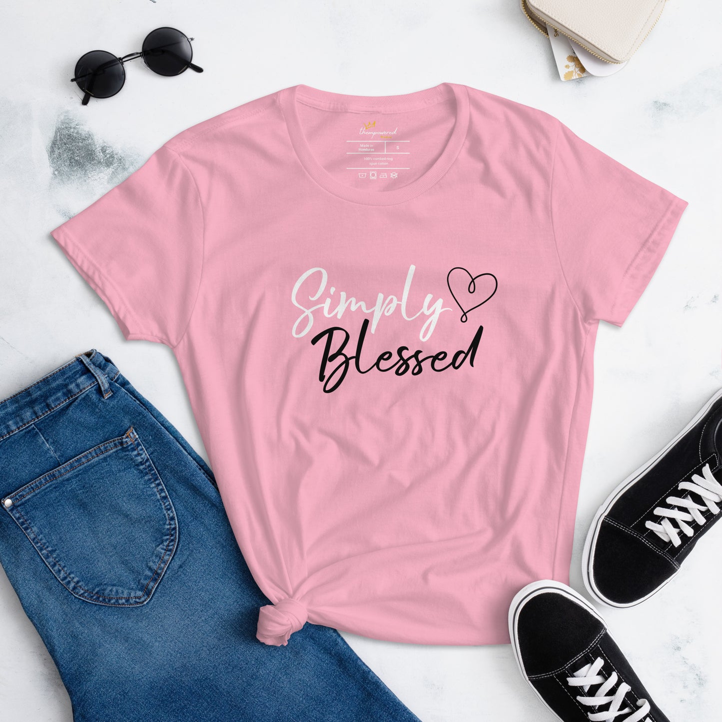 "Simply Blessed" Women's Short Sleeve T-shirt