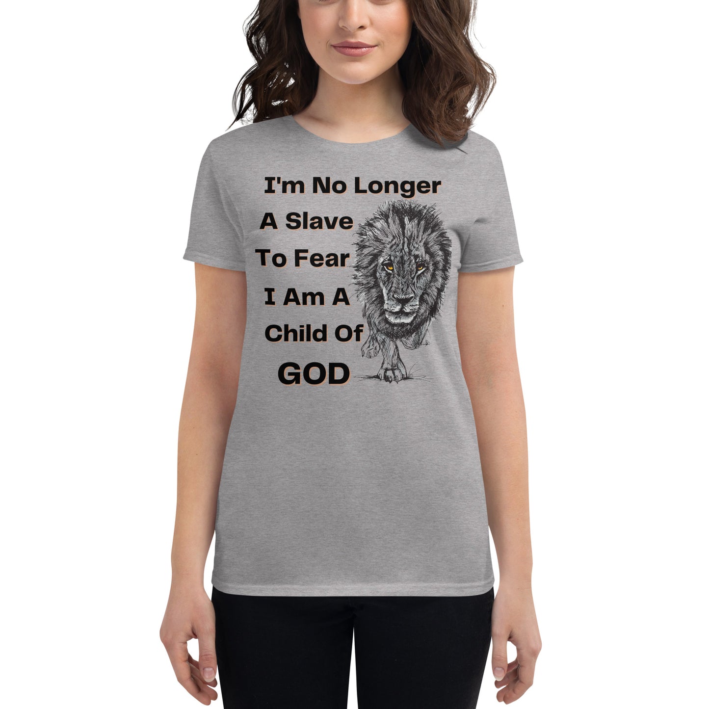 "I Am A Child Of God" Women's Short Sleeve T-shirt