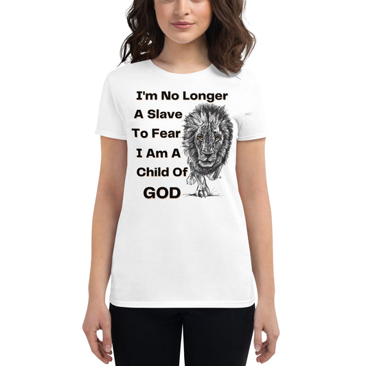 "I Am A Child Of God" Women's Short Sleeve T-shirt