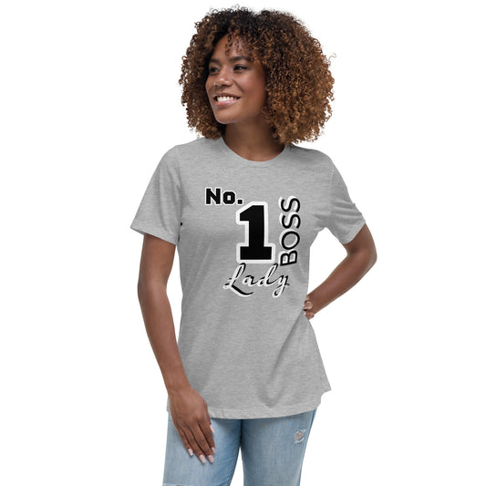 "NO.1 BOSS Lady" Women's Relaxed T-Shirt