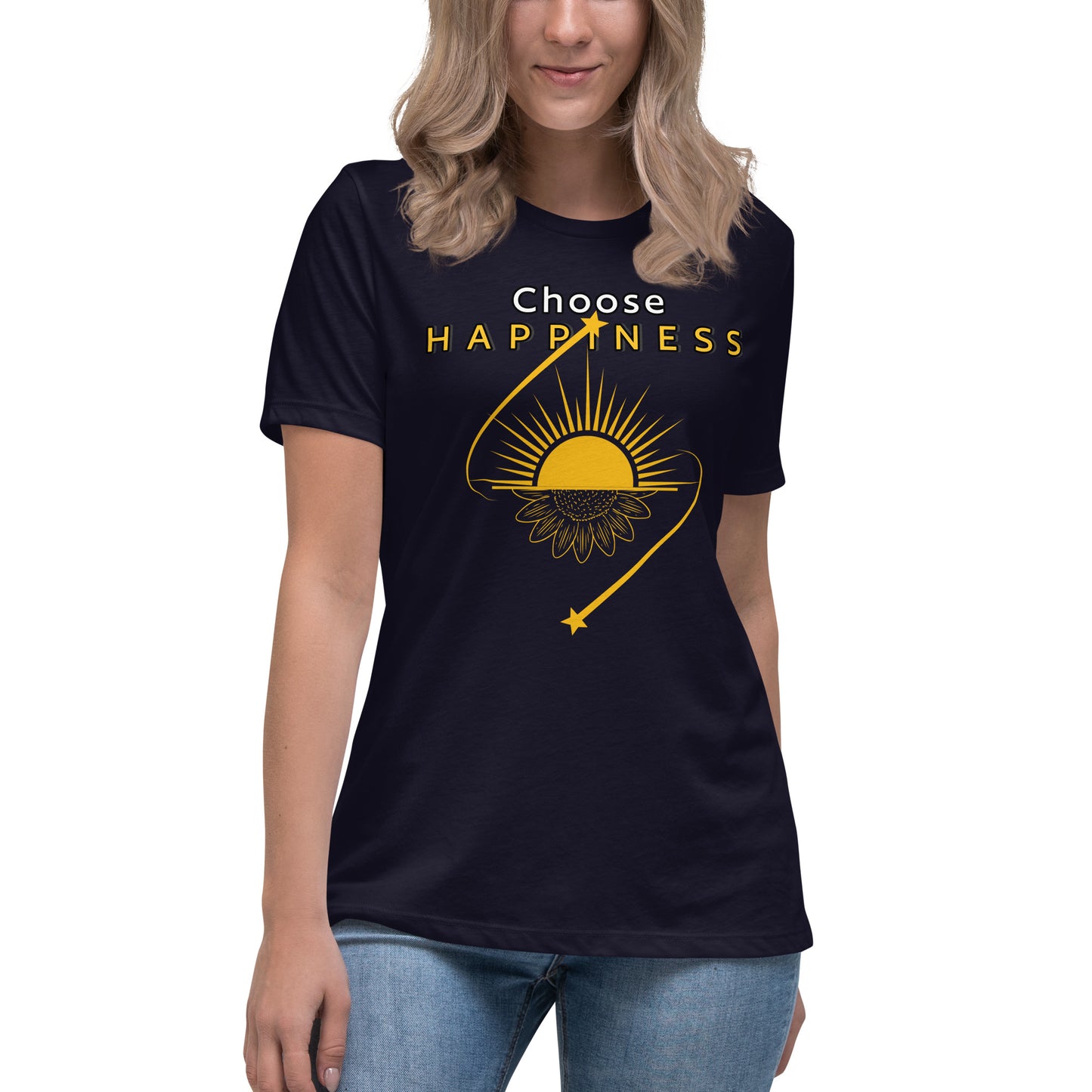 "Choose Happiness" Women's Relaxed T-Shirt