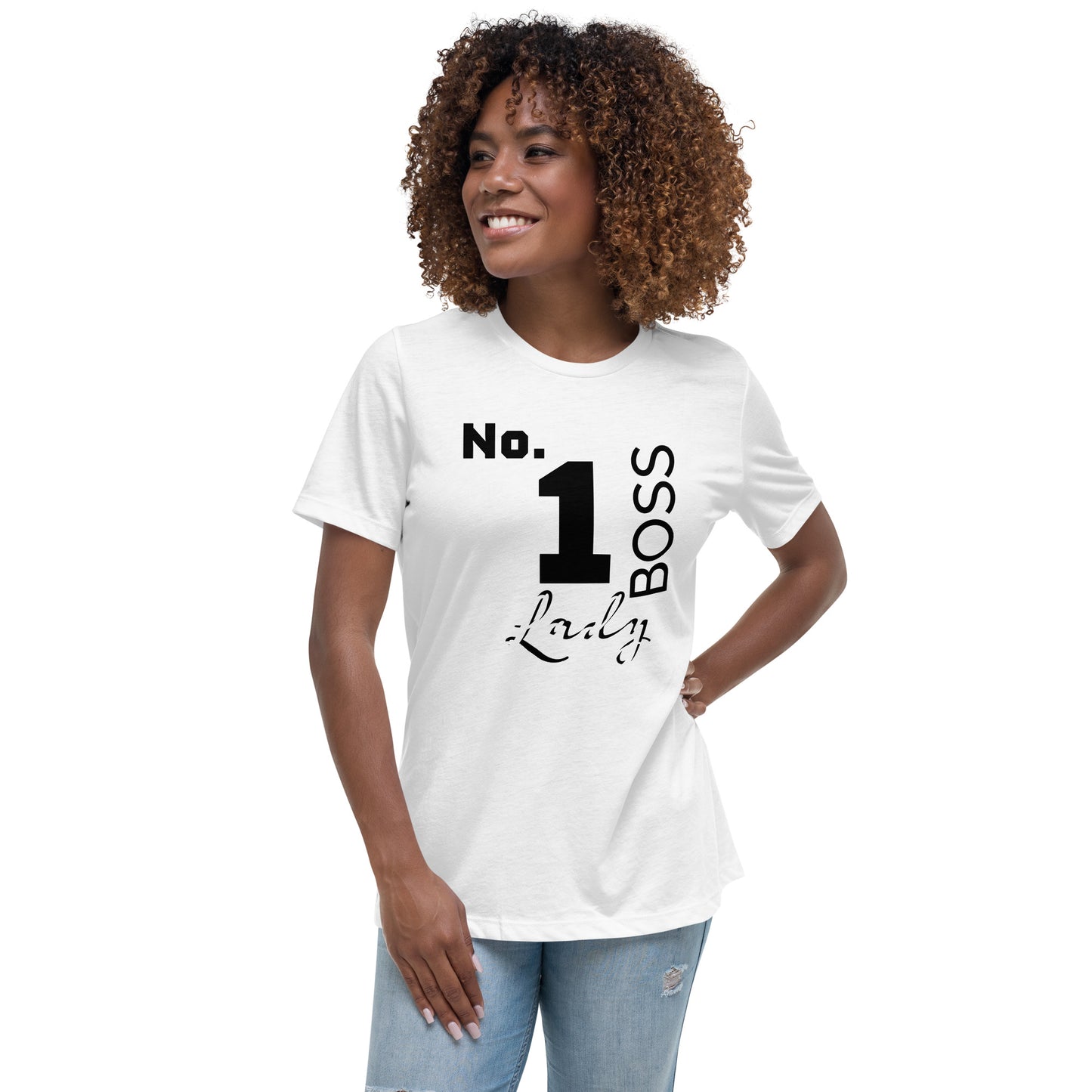 "NO.1 BOSS Lady" Women's Relaxed T-Shirt